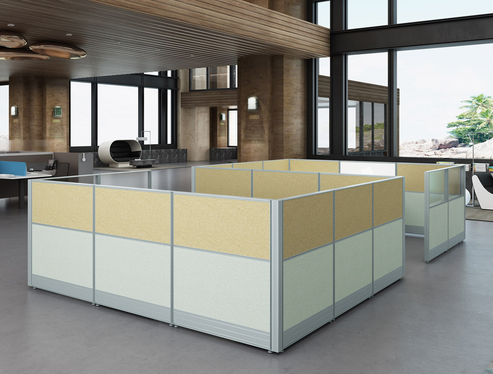 Cubículos con divisores