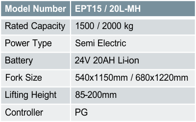 EPT15 / 20L-MH